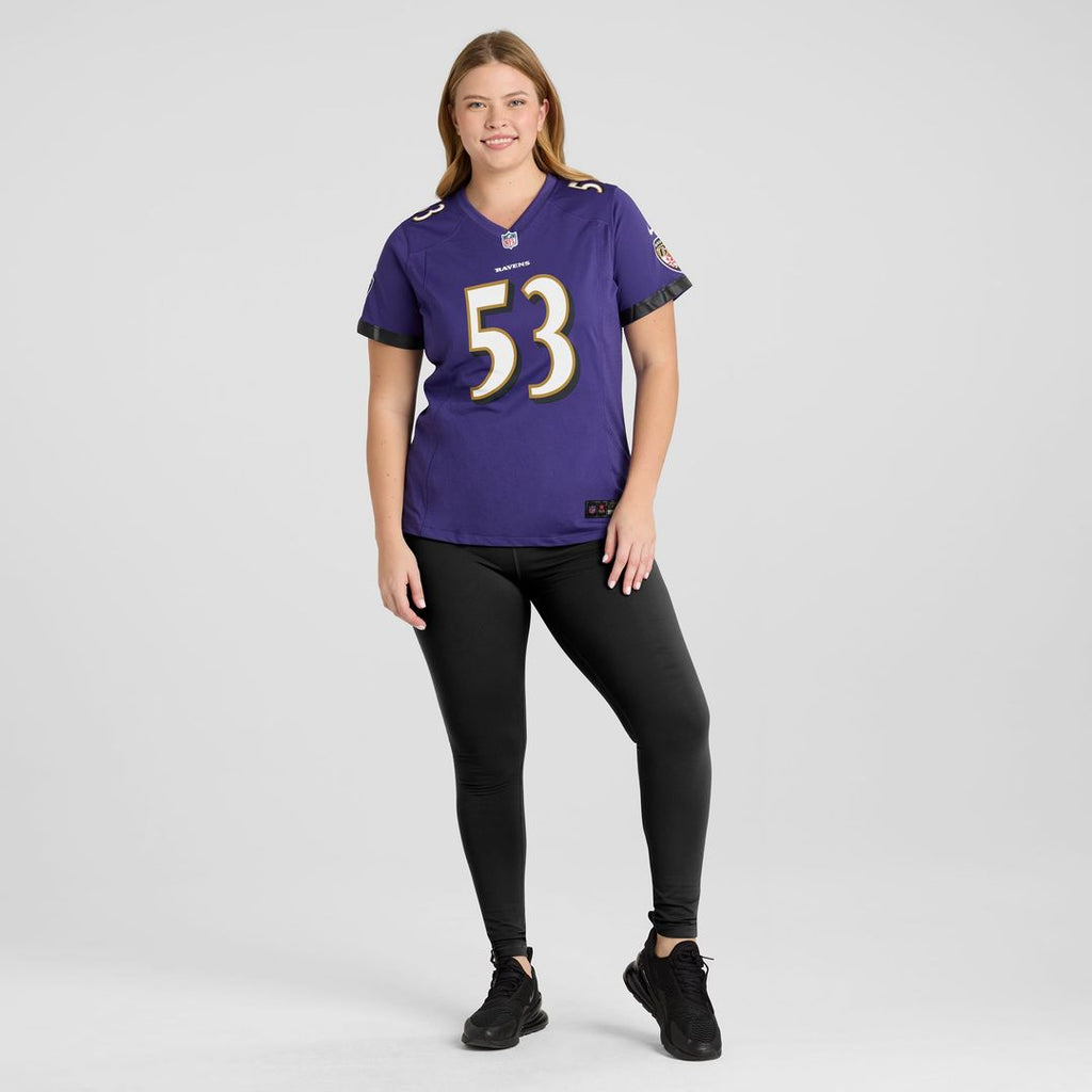 Women's Nike Baltimore Ravens Kyle Van Noy Purple Game NFL Jersey