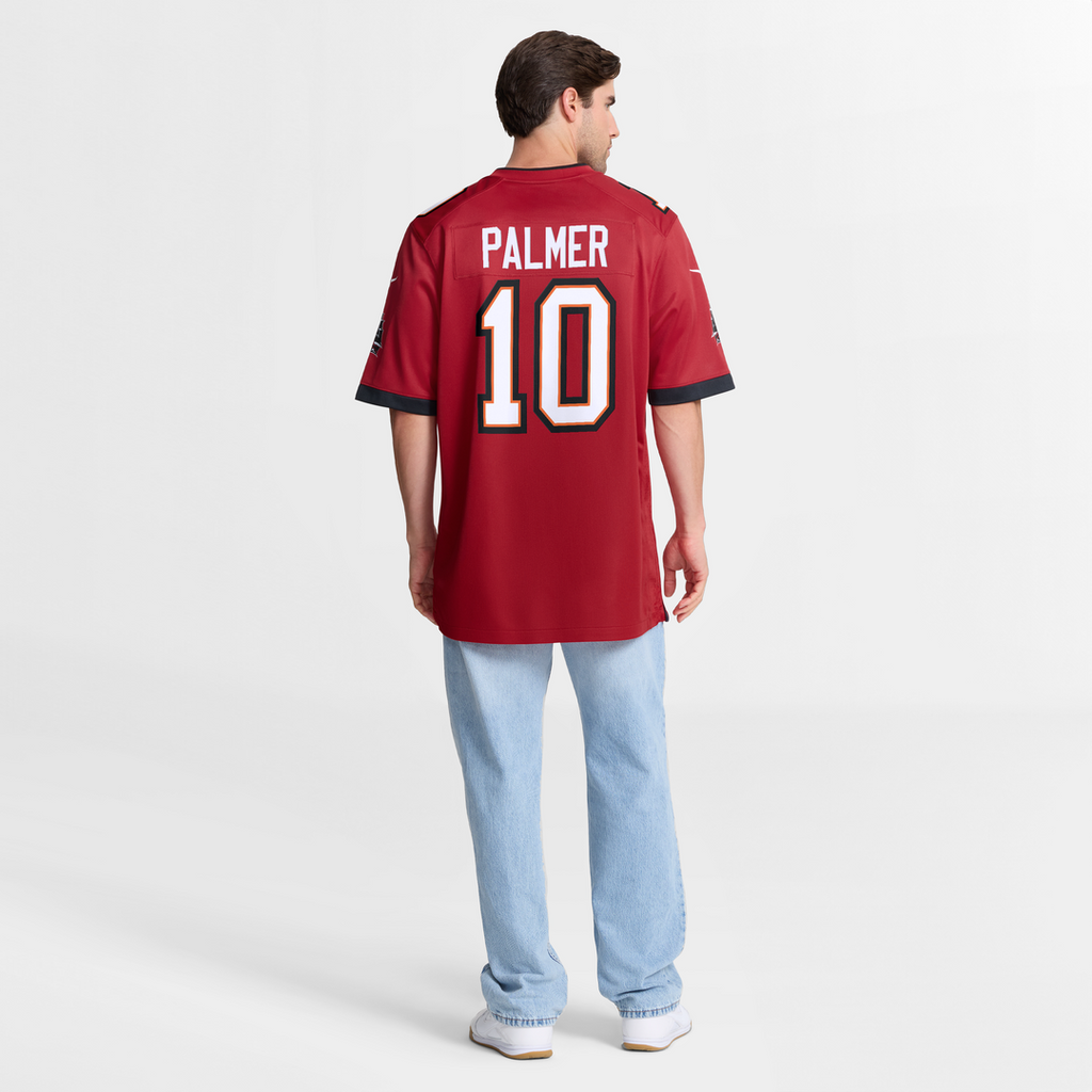 Men's Nike Tampa Bay Buccaneers Trey Palmer Red Game NFL Jersey