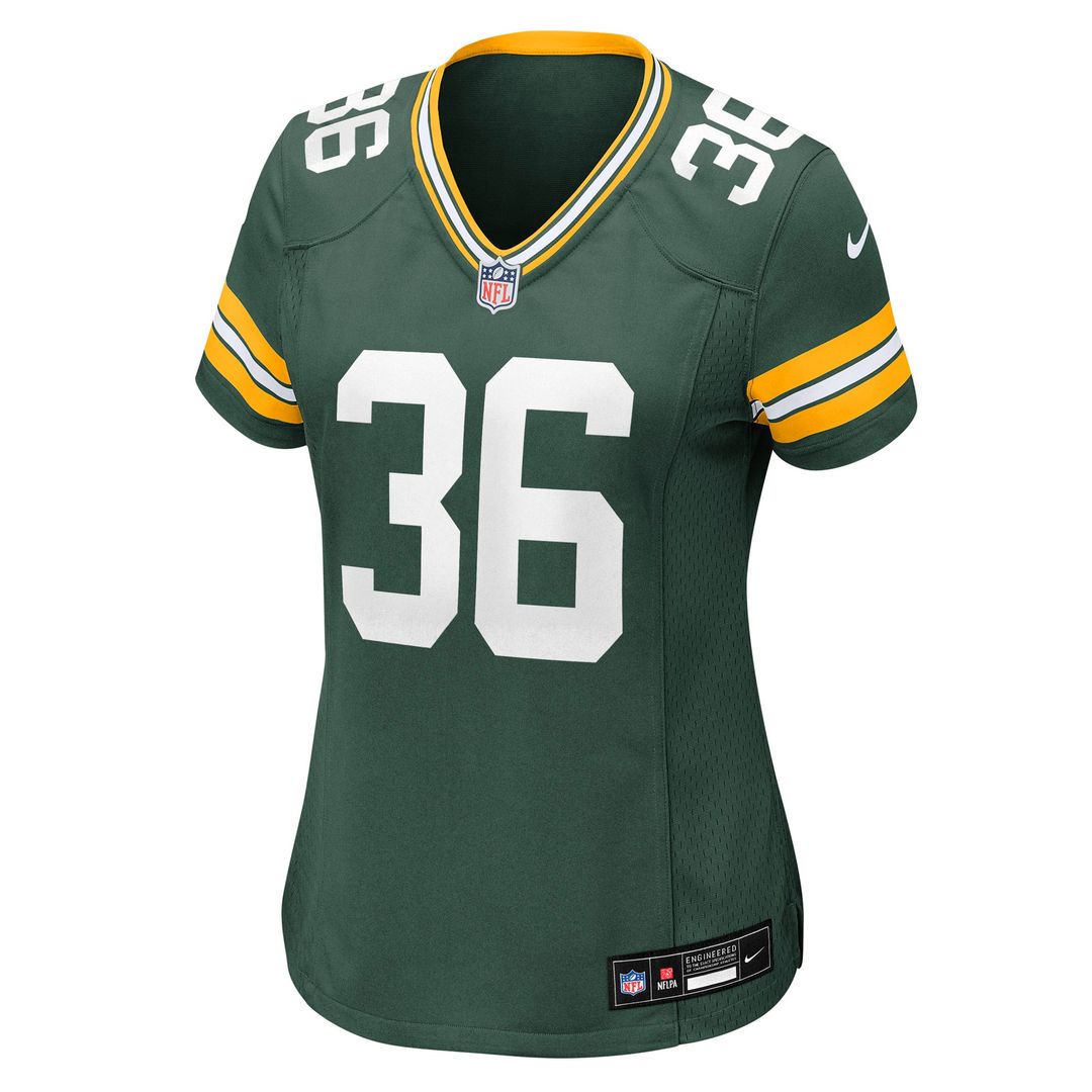 Women's Nike Green Bay Packers Kamal Hadden Green Team Game NFL Jersey