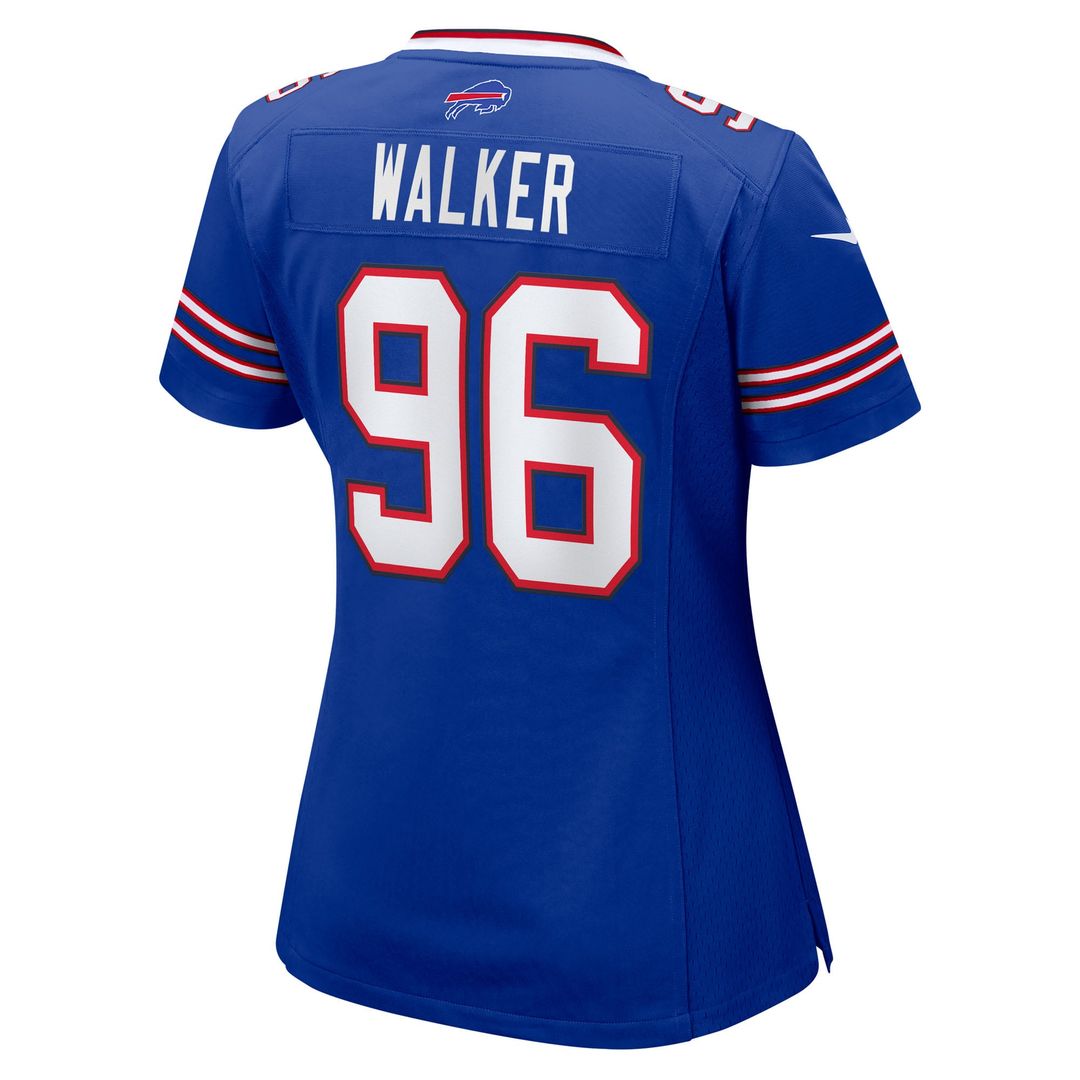 Women's Nike Buffalo Bills Deone Walker Royal Team Game NFL Jersey