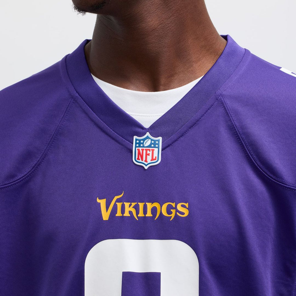 Men's Nike Minnesota Vikings J.J. McCarthy Purple Player Game NFL Jersey