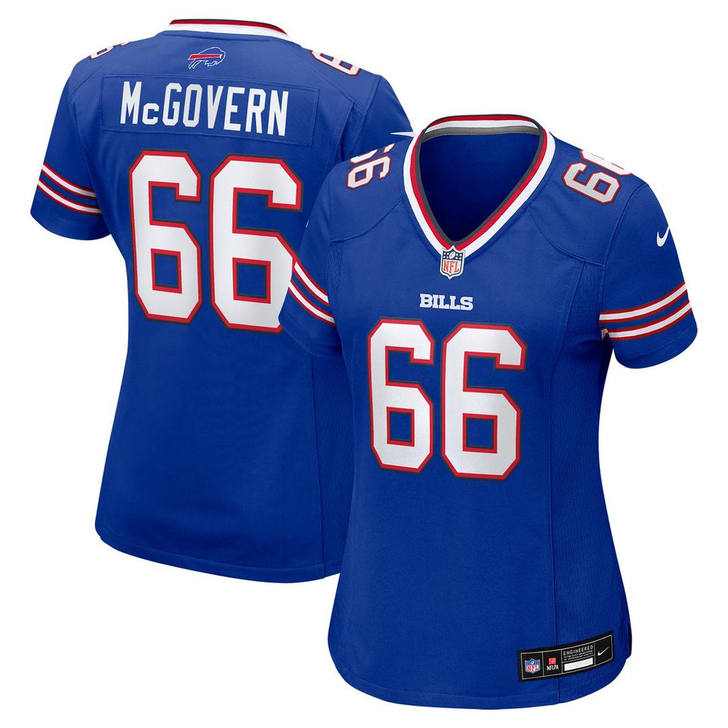 Women's Nike Buffalo Bills Connor McGovern Royal Game Player NFL Jersey