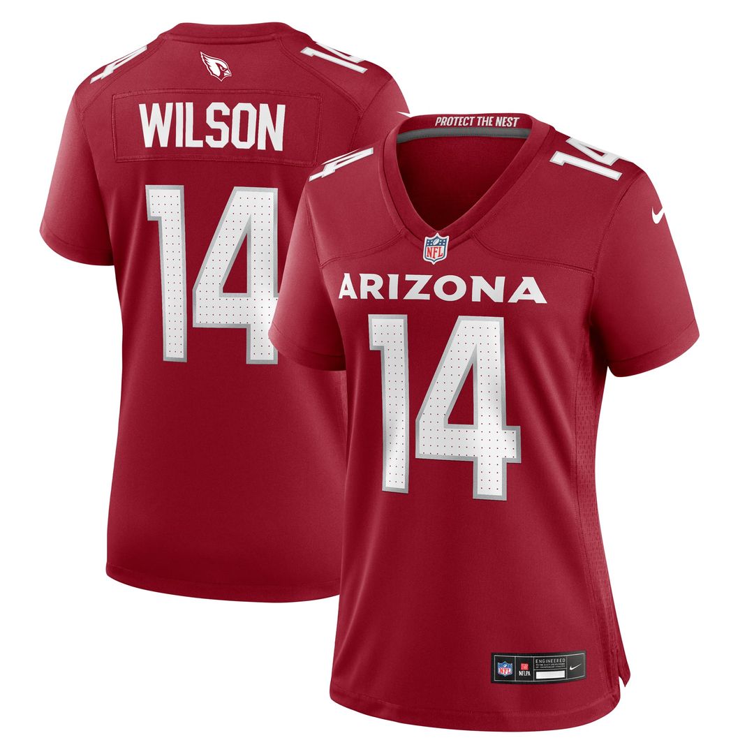 Women's Nike Arizona Cardinals Michael Wilson Cardinal Team Game NFL Jersey