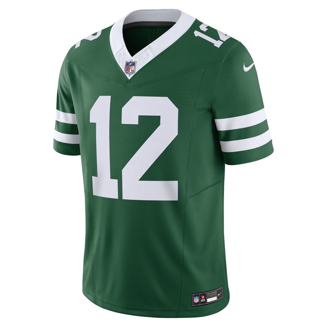 Men's Nike New York Jets Joe Namath Legacy Green Vapor F.U.S.E. Limited NFL Jersey