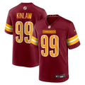 Men's Nike Washington Commanders Javon Kinlaw Burgundy Team Game NFL Jersey