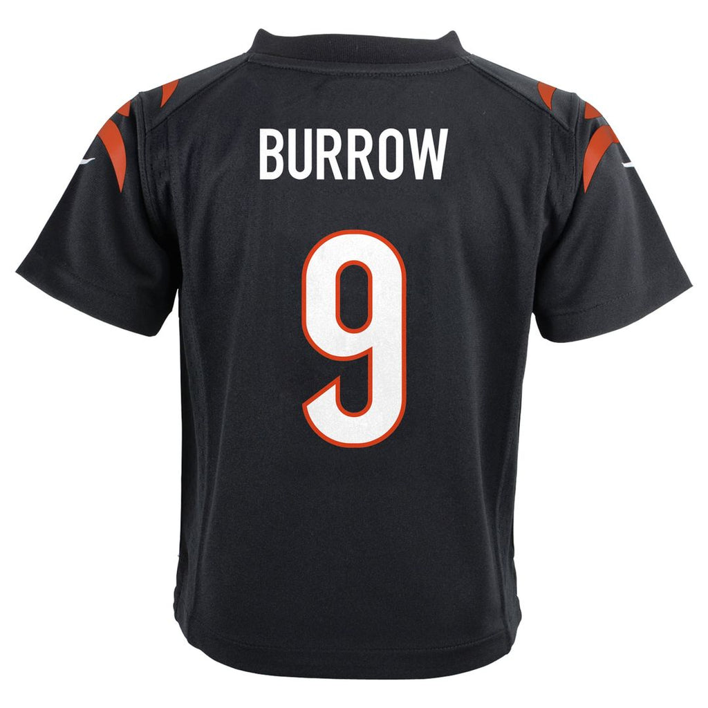 Preschool Nike Cincinnati Bengals Joe Burrow Black Game NFL Jersey