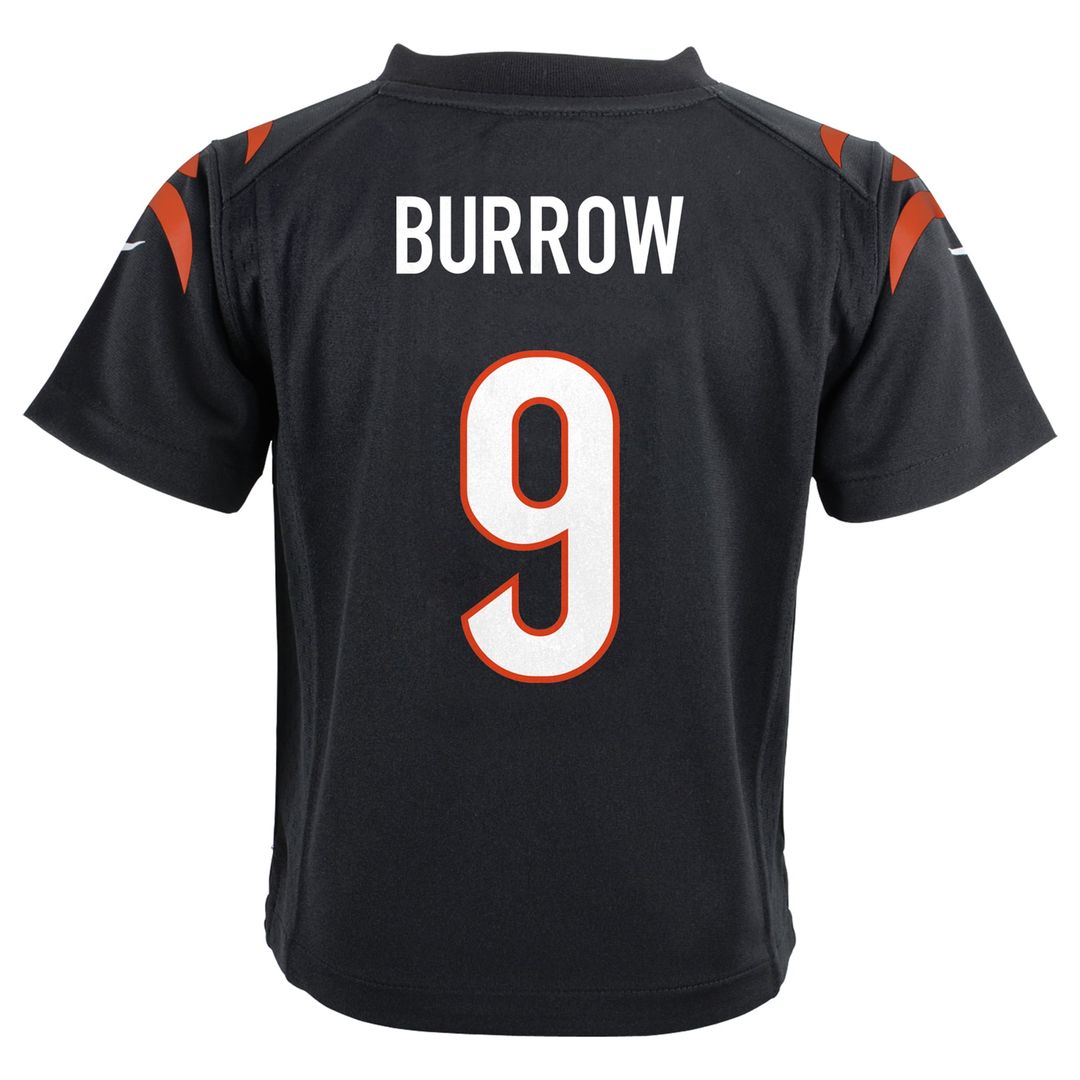 Preschool Nike Cincinnati Bengals Joe Burrow Black Game NFL Jersey