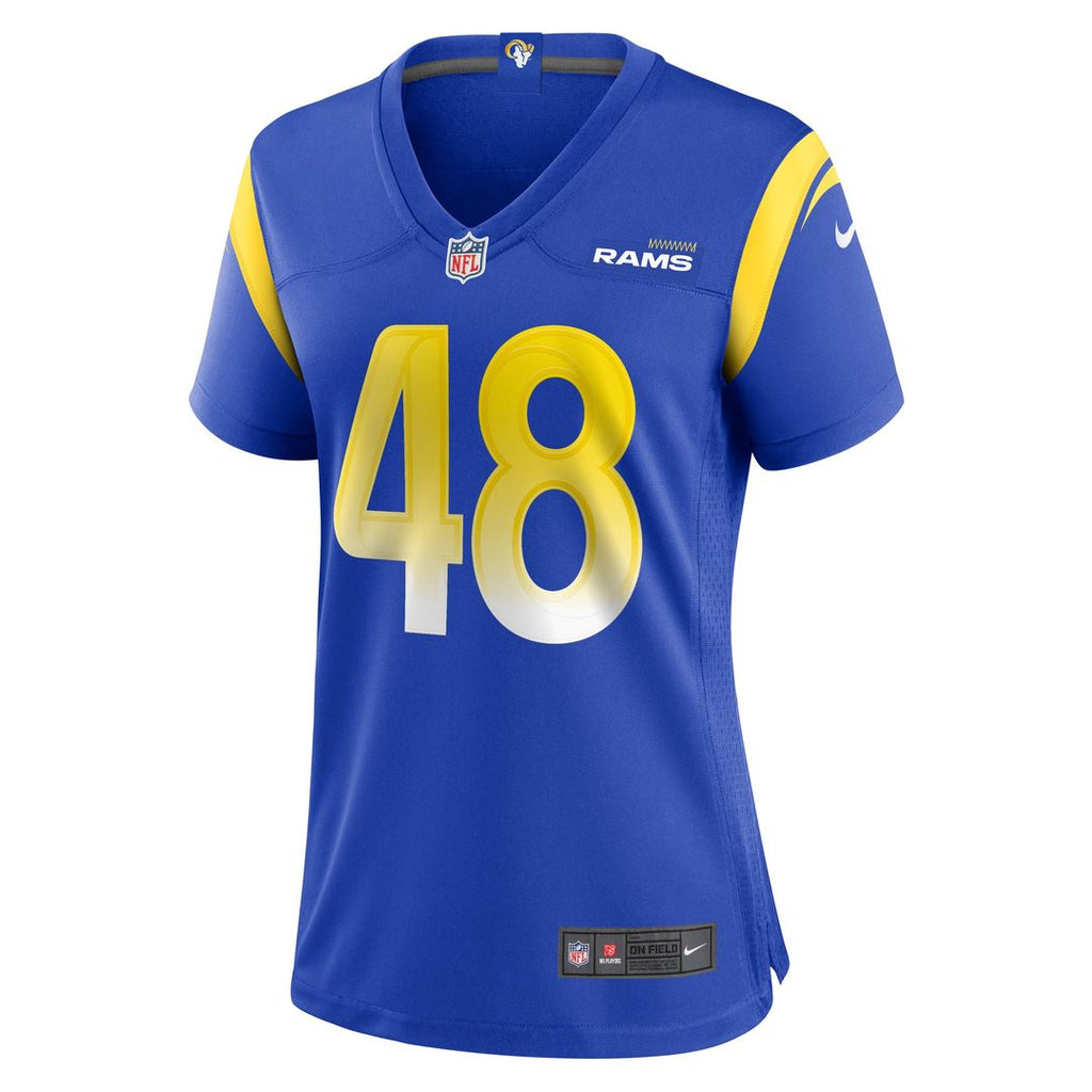 Women's Nike Los Angeles Rams Omar Speights Royal Game NFL Jersey