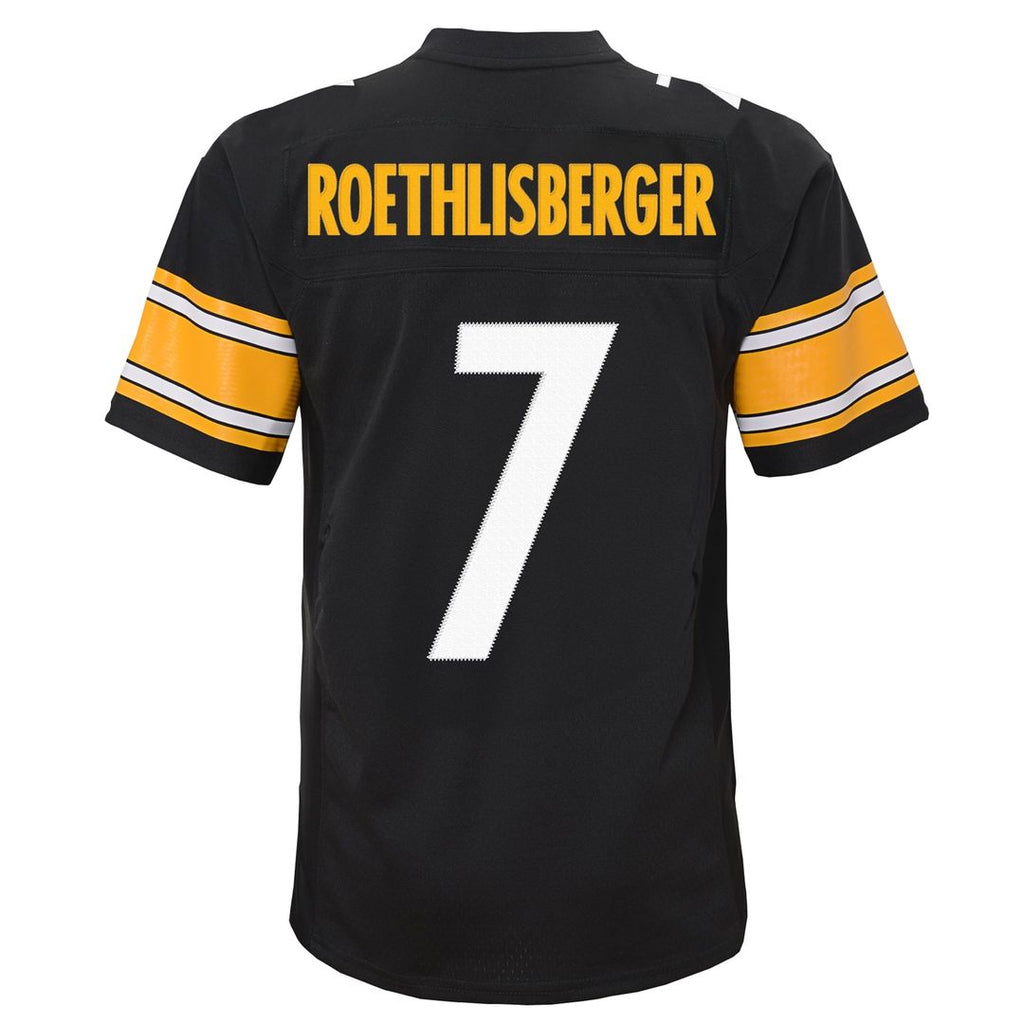 Youth Mitchell & Ness Pittsburgh Steelers Ben Roethlisberger Black 2004 Legacy Replica NFL Jersey