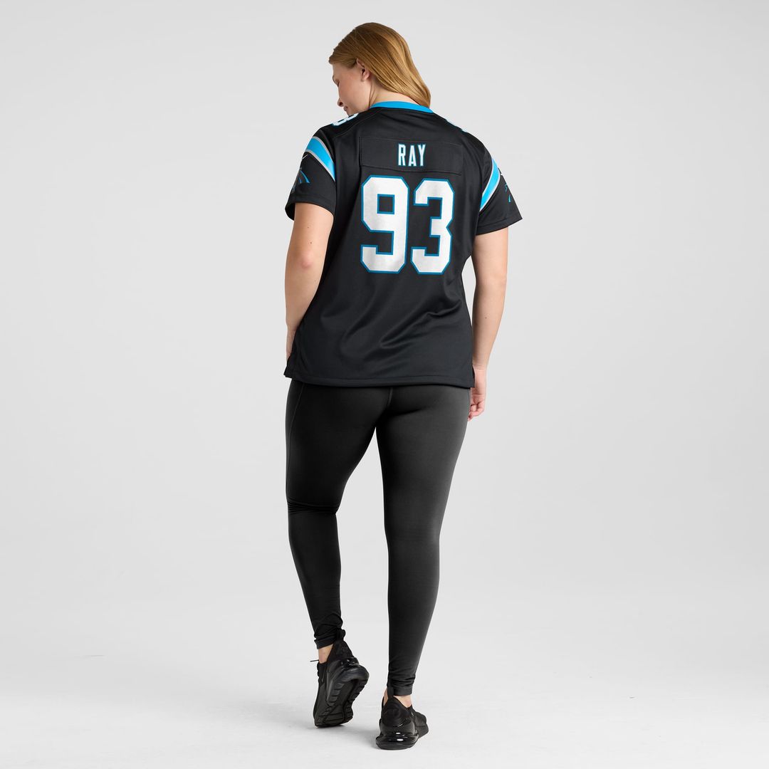 Women's Nike Carolina Panthers LaBryan Ray Black Team Game NFL Jersey