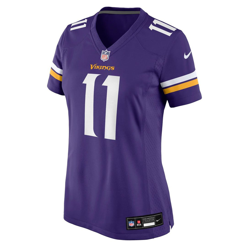 Women's Nike Minnesota Vikings Carson Wentz Purple Team Game NFL Jersey