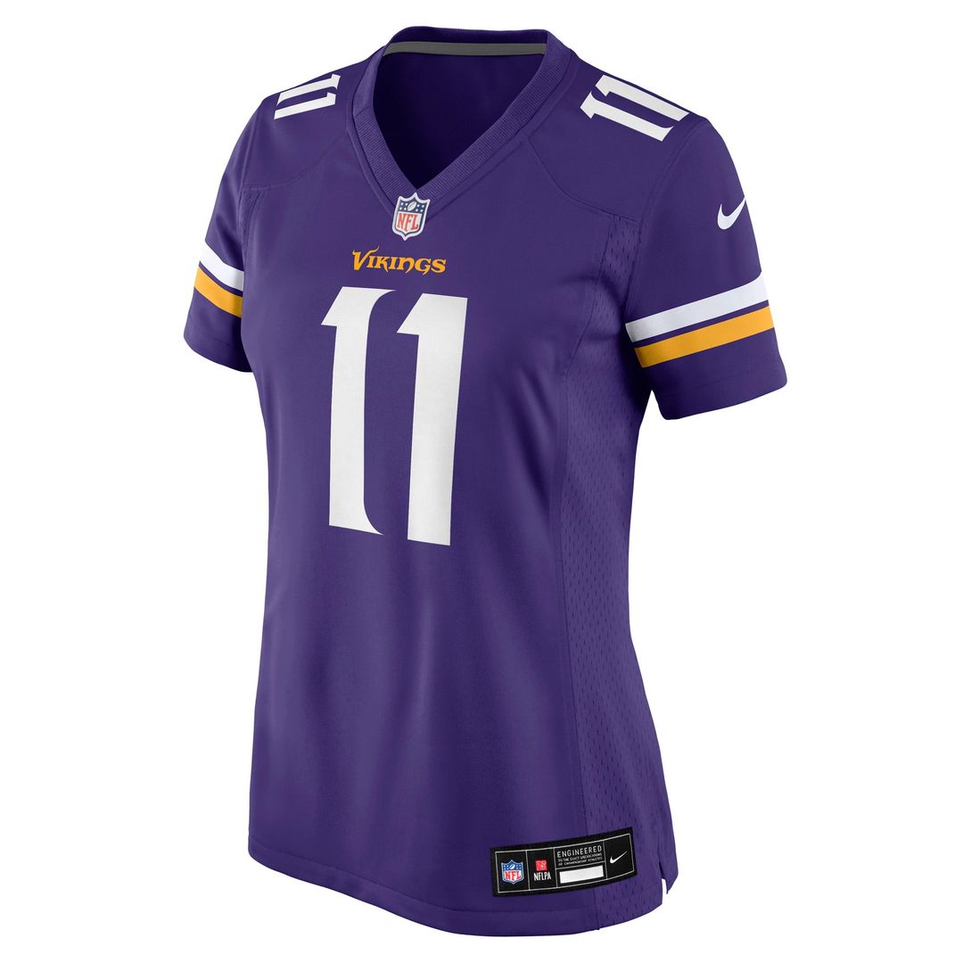 Women's Nike Minnesota Vikings Carson Wentz Purple Team Game NFL Jersey