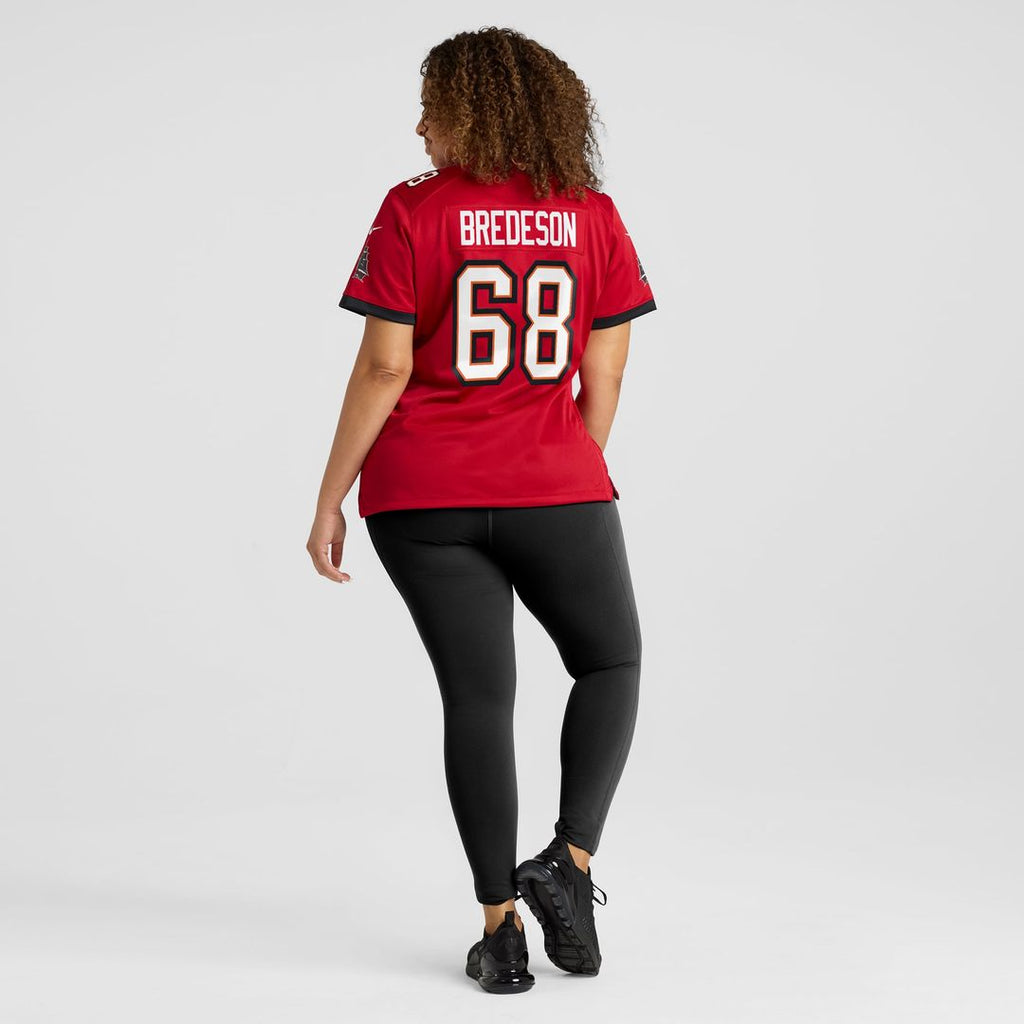 Women's Nike Tampa Bay Buccaneers Ben Bredeson Red Game NFL Jersey