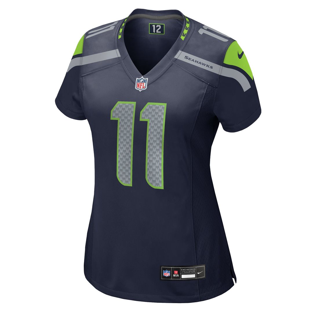 Women's Nike Seattle Seahawks Jaxon Smith-Njigba Royal Throwback Player Game NFL Jersey