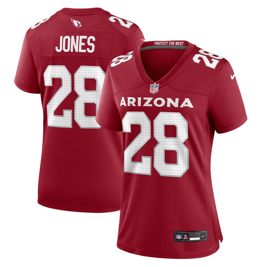 Women's Nike Arizona Cardinals Elijah Jones Cardinal Game NFL Jersey