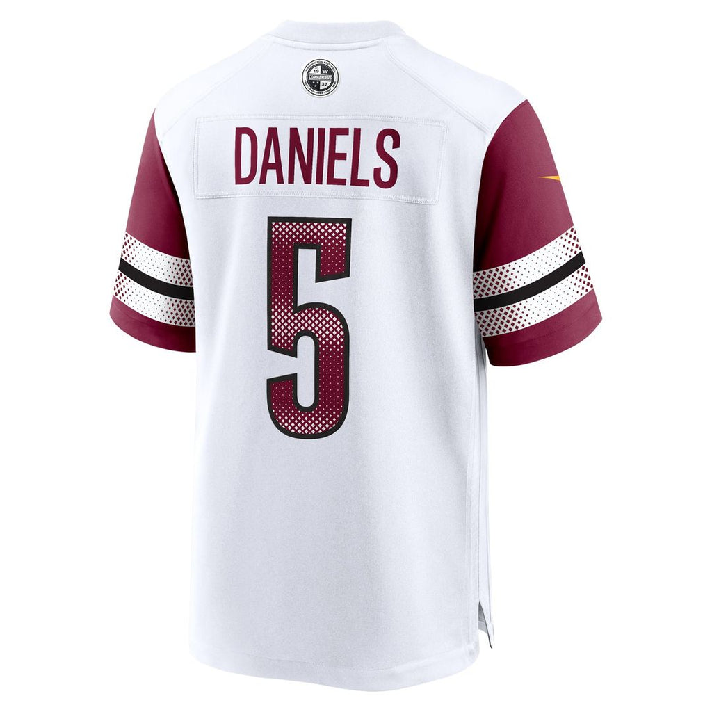 Men's Nike Washington Commanders Jayden Daniels White Player Game NFL Jersey