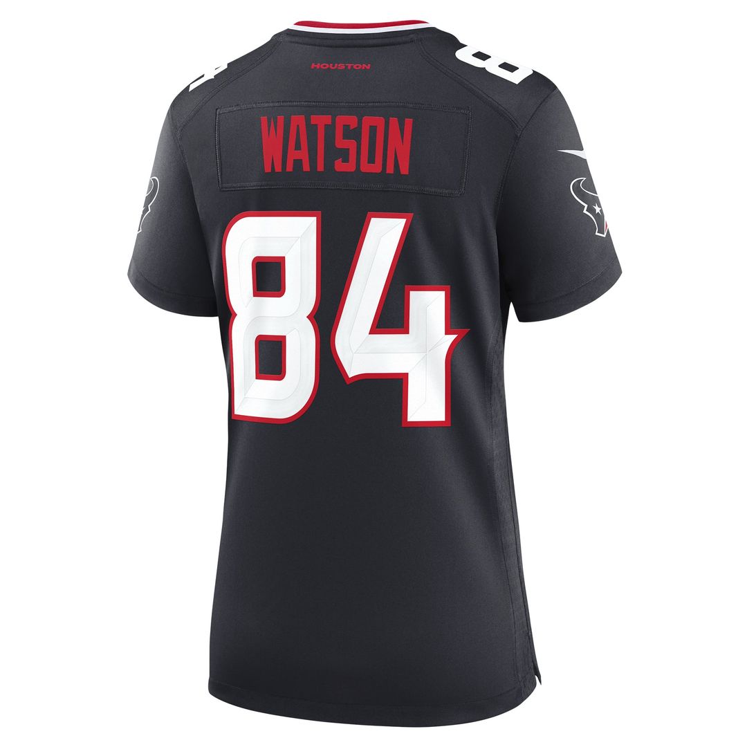 Women's Nike Houston Texans Justin Watson Navy Team Game NFL Jersey