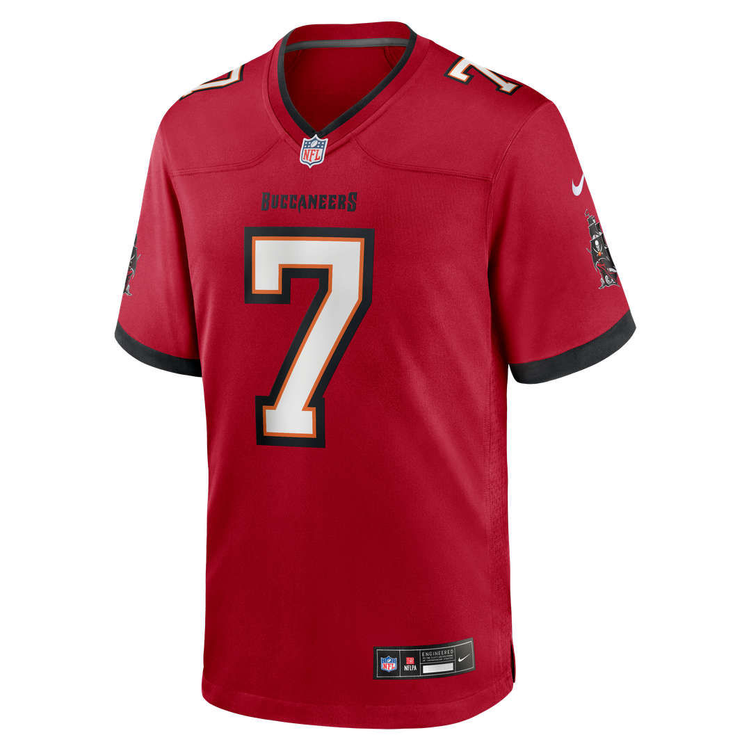 Men's Nike Tampa Bay Buccaneers Bucky Irving White Game NFL Jersey