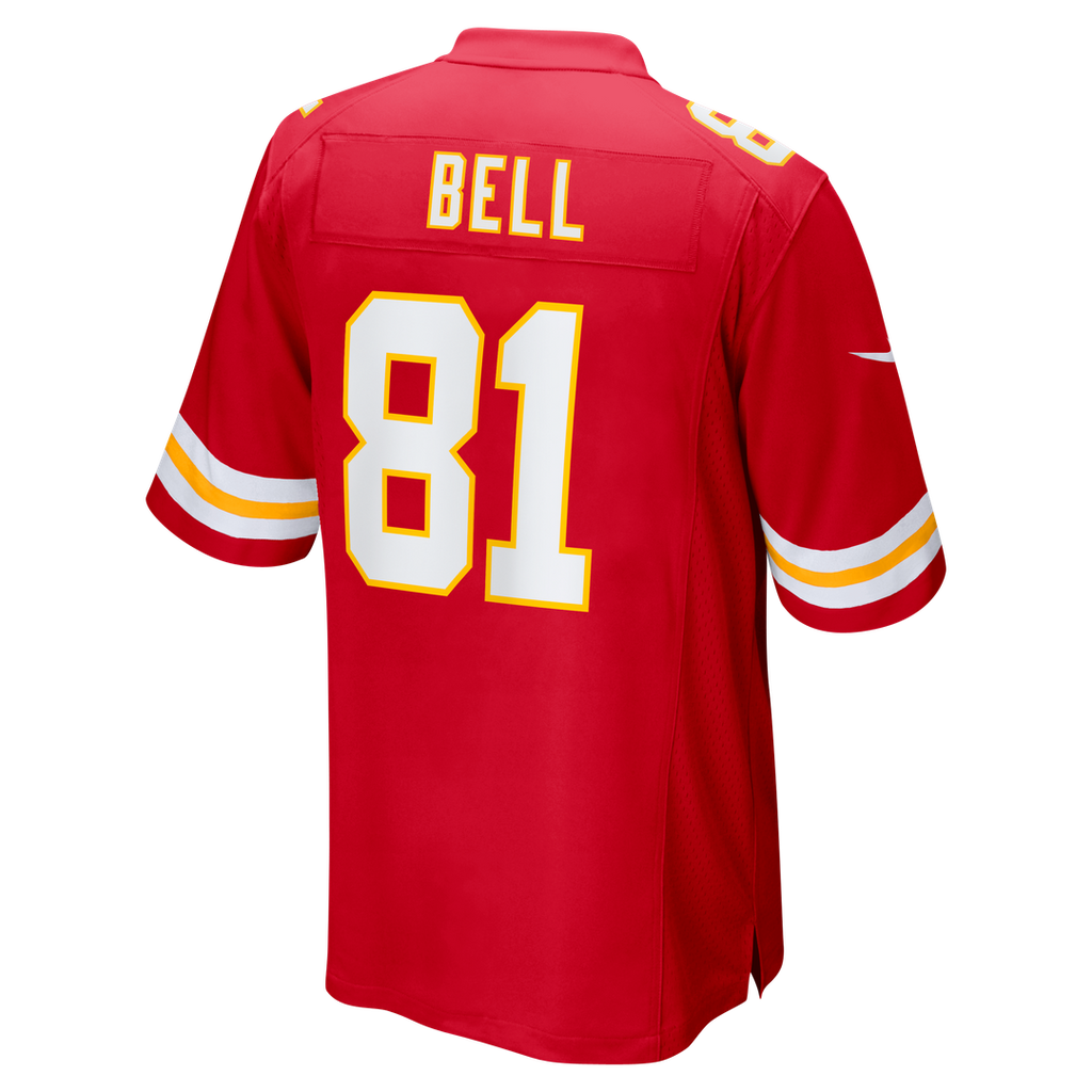 Men's Nike Kansas City Chiefs Blake Bell Red Game Player NFL Jersey