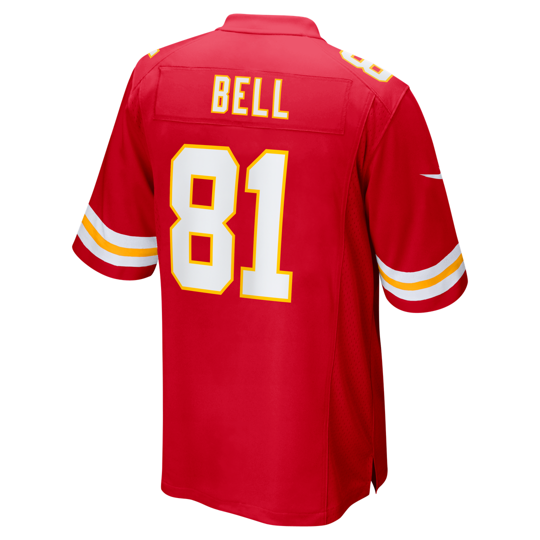 Men's Nike Kansas City Chiefs Blake Bell Red Game Player NFL Jersey