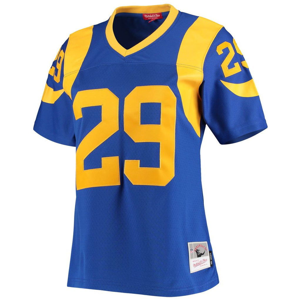 Women's Mitchell & Ness Los Angeles Rams Eric Dickerson Royal Legacy Replica Team NFL Jersey