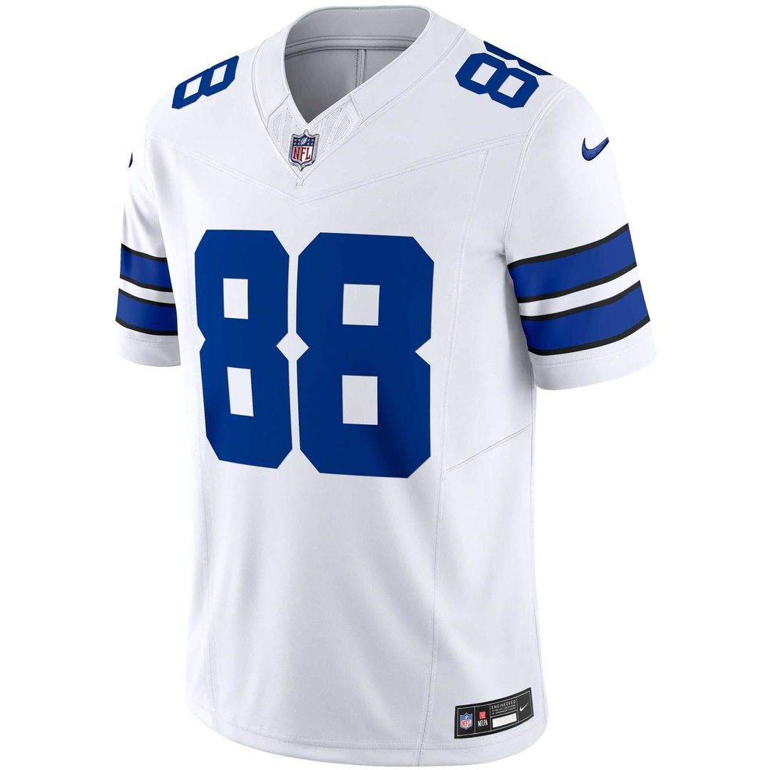 Men's Nike Dallas Cowboys CeeDee Lamb Navy Vapor F.U.S.E. Limited NFL Jersey