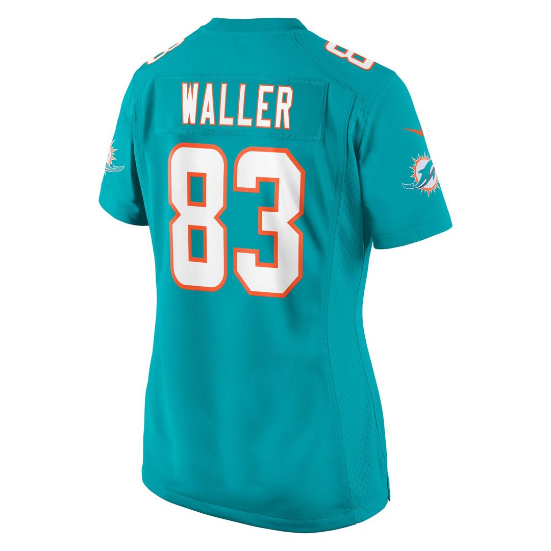 Women's Nike Miami Dolphins Darren Waller Aqua Team Game NFL Jersey
