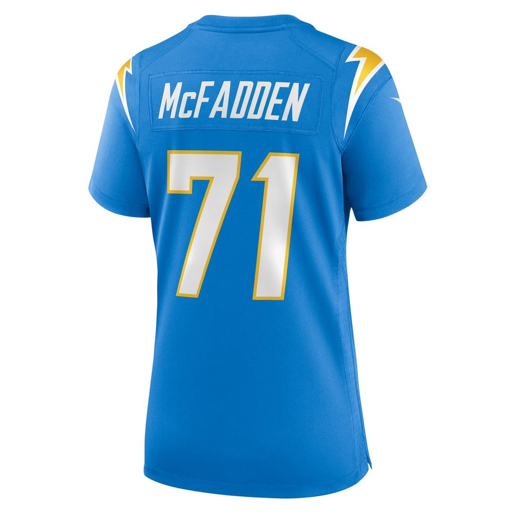 Women's Nike Los Angeles Chargers Jordan McFadden Powder Blue Team Game NFL Jersey