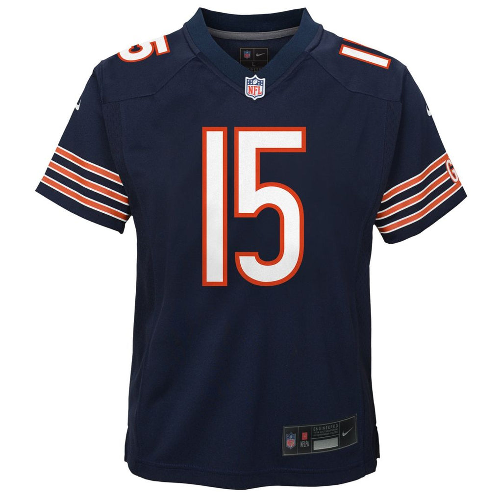Youth Nike Chicago Bears Rome Odunze Navy Game NFL Jersey