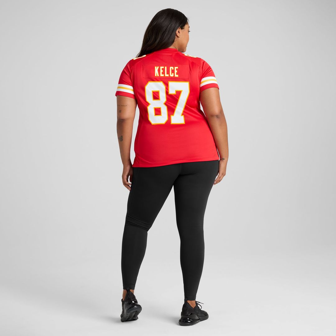 Women's Nike Kansas City Chiefs Travis Kelce Red Game NFL Jersey