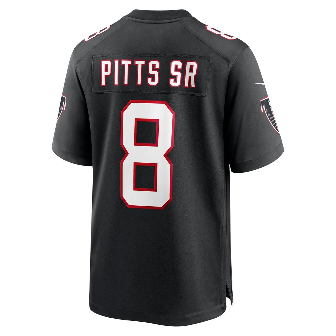 Men's Nike Atlanta Falcons Kyle Pitts Sr. Red Game NFL Jersey