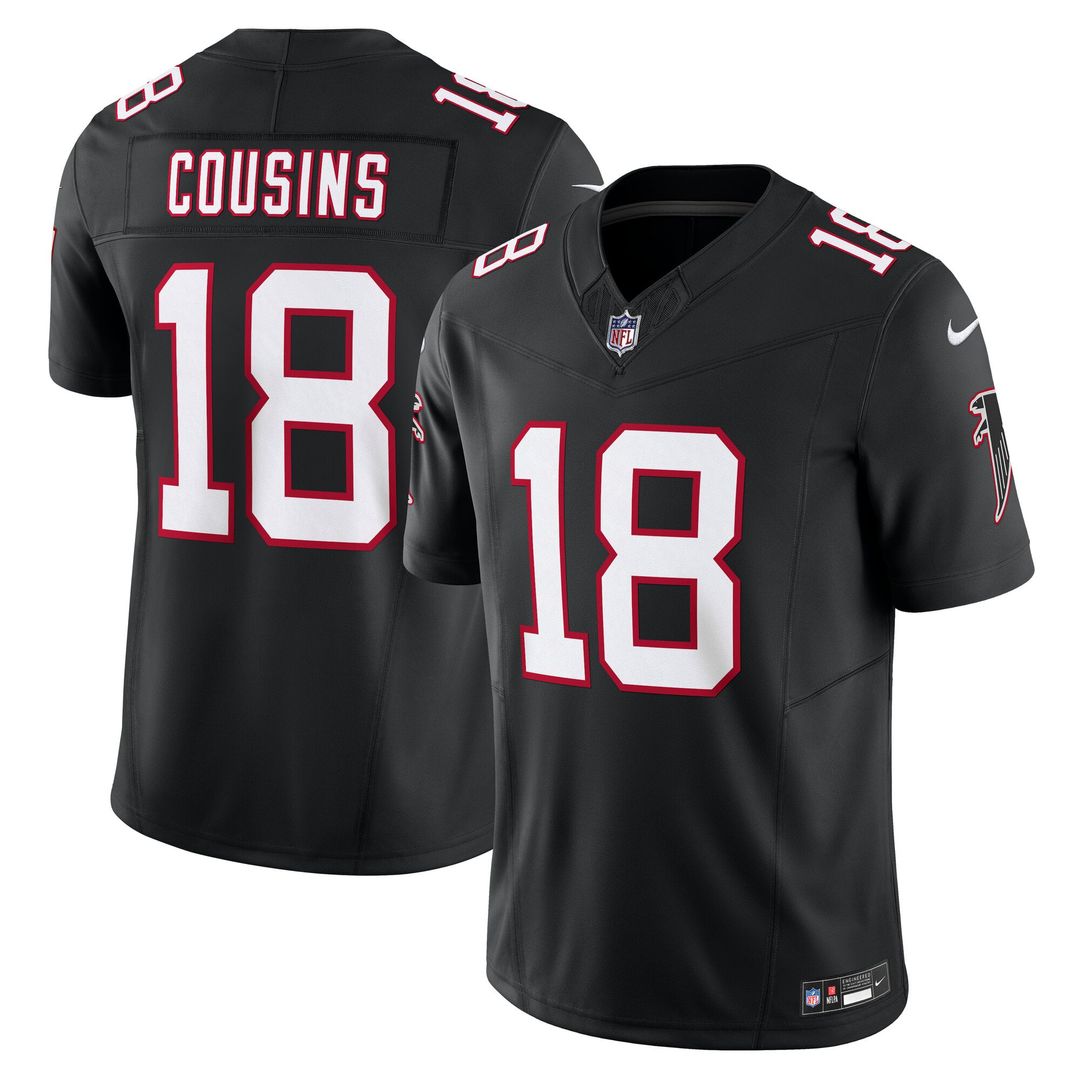 Men's Nike Atlanta Falcons Kirk Cousins Black Vapor F.U.S.E. Limited NFL Jersey
