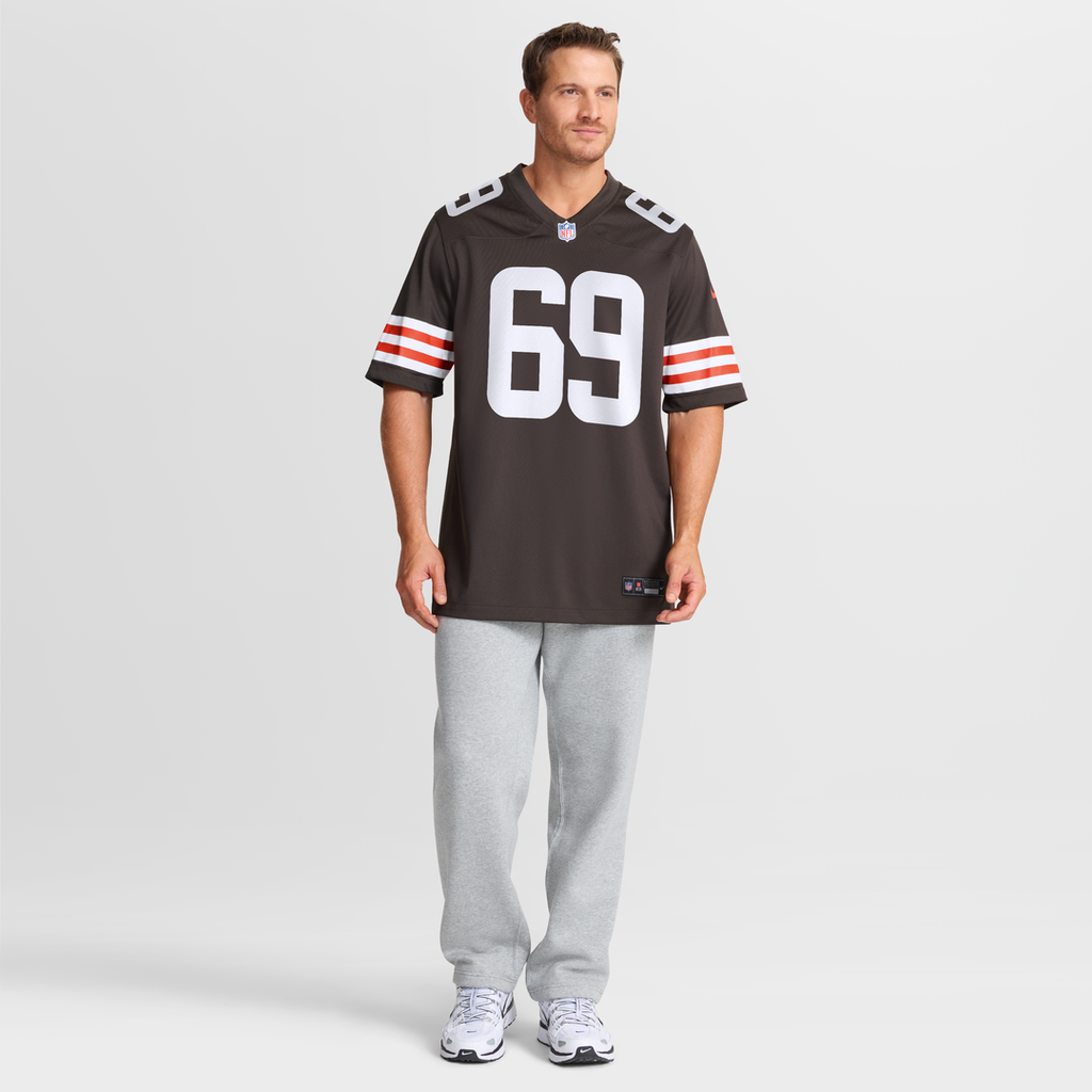 Men's Nike Cleveland Browns Tyre Phillips Brown Team Game NFL Jersey