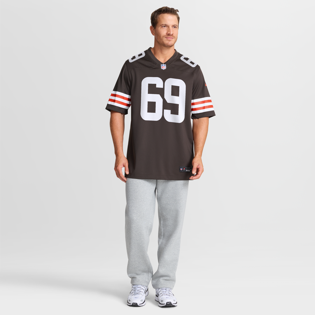 Men's Nike Cleveland Browns Tyre Phillips Brown Team Game NFL Jersey