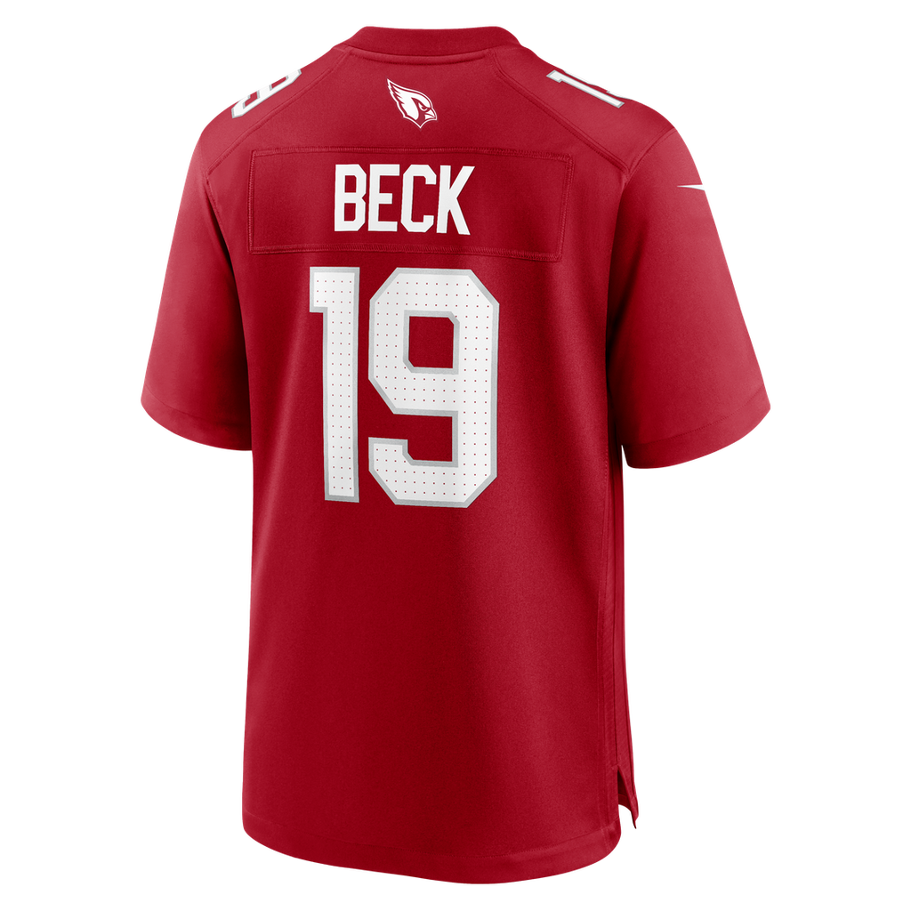 Men's Nike Arizona Cardinals Carson Beck Cardinal Game NFL Jersey
