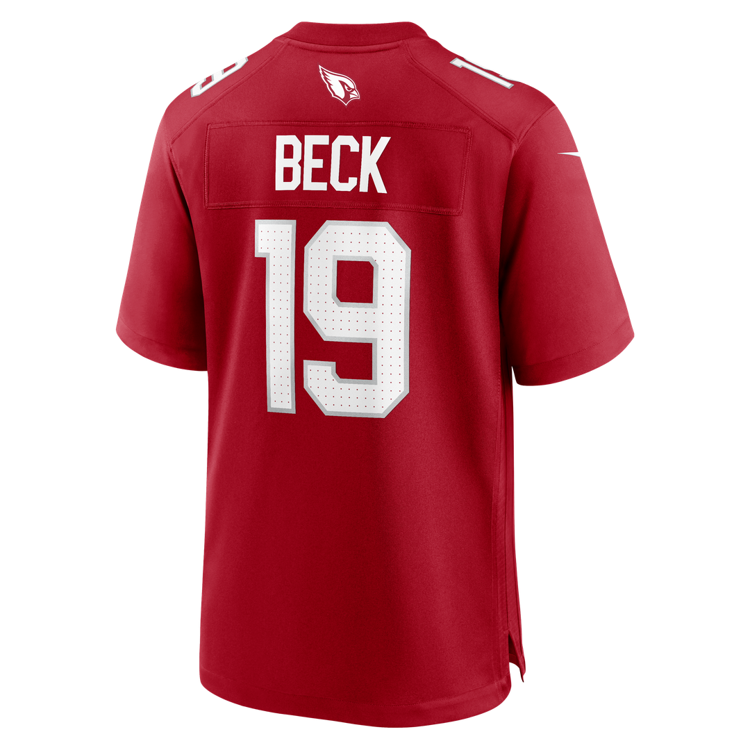 Men's Nike Arizona Cardinals Carson Beck Cardinal Game NFL Jersey