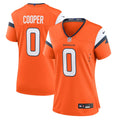 Women's Nike Denver Broncos Jonathon Cooper Orange Team Game NFL Jersey