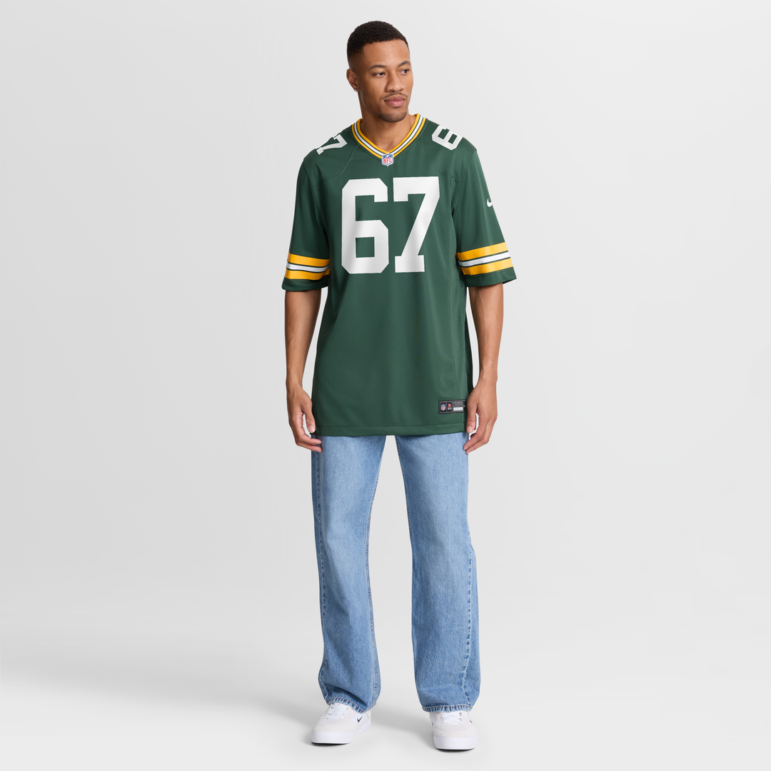 Men's Nike Green Bay Packers Donovan Jennings Green Team Game NFL Jersey