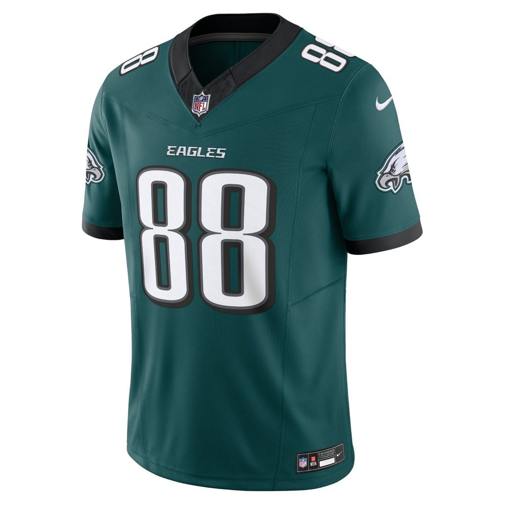 Men's Nike Philadelphia Eagles Dallas Goedert Midnight Green Vapor F.U.S.E. Limited NFL Jersey