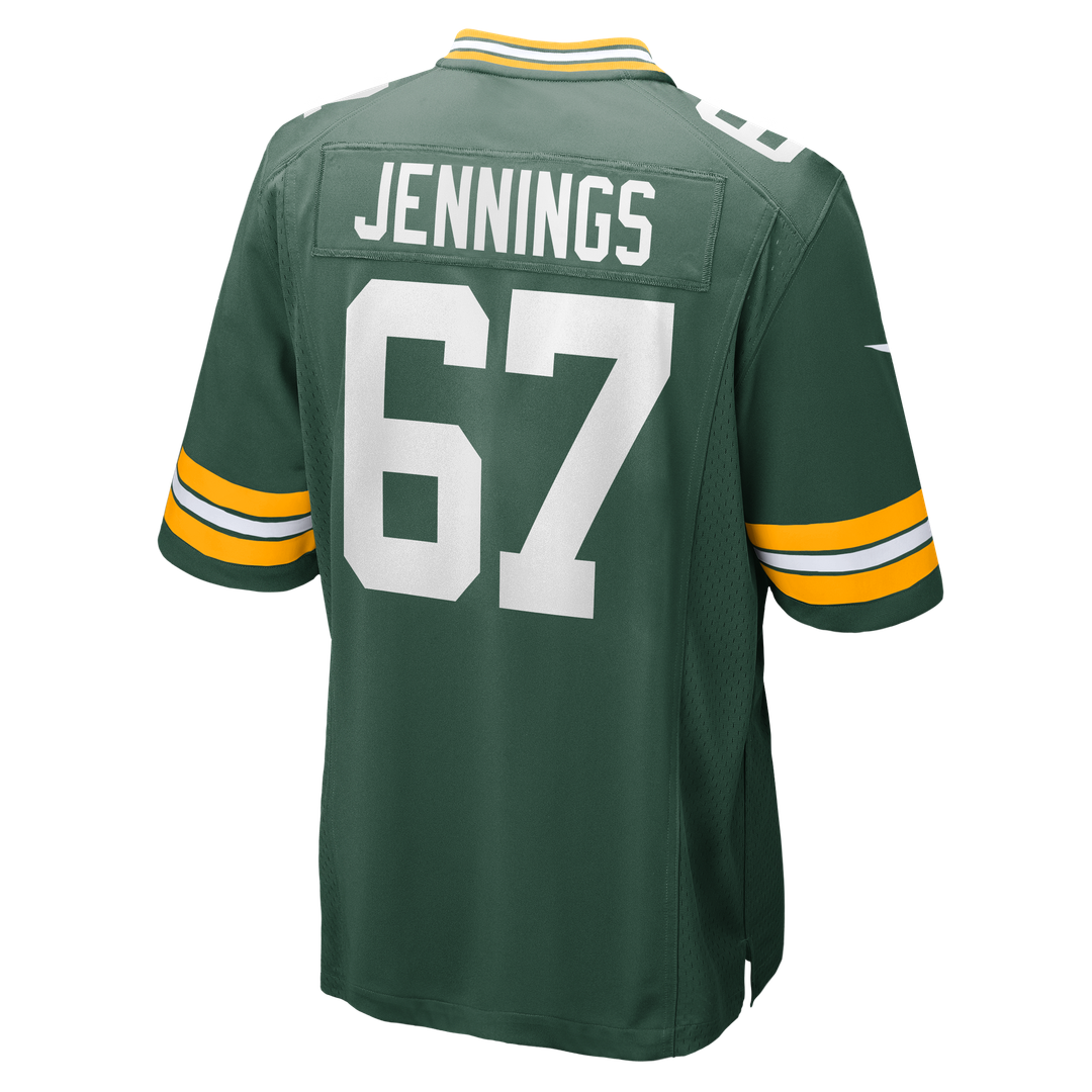 Men's Nike Green Bay Packers Donovan Jennings Green Team Game NFL Jersey