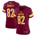 Women's Nike Washington Commanders Ben Sinnott Burgundy Team Game NFL Jersey