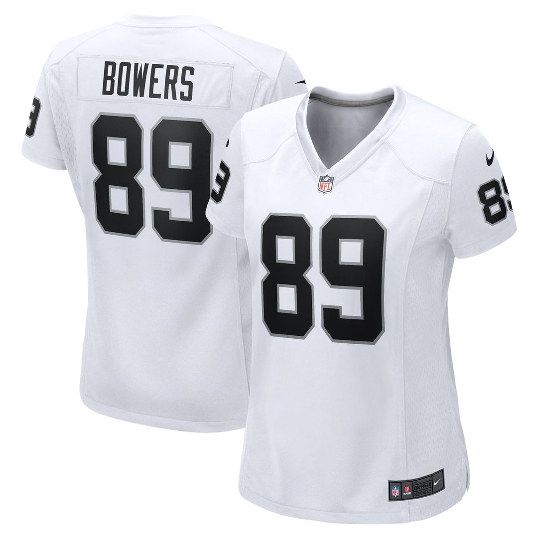 Women's Nike Las Vegas Raiders Brock Bowers White Game NFL Jersey