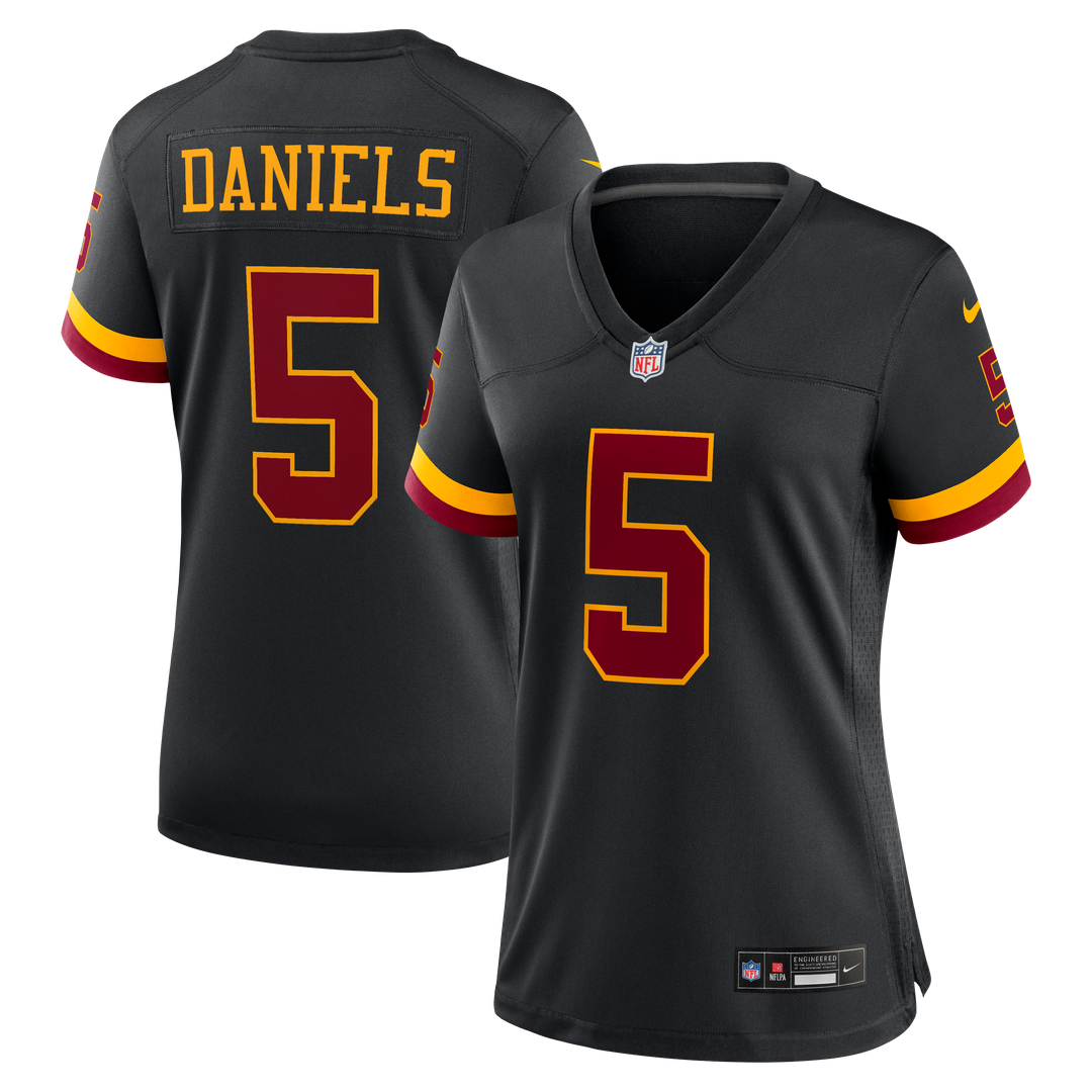 Women's Nike Washington Commanders Jayden Daniels White Game Super Bowl Era NFL Jersey