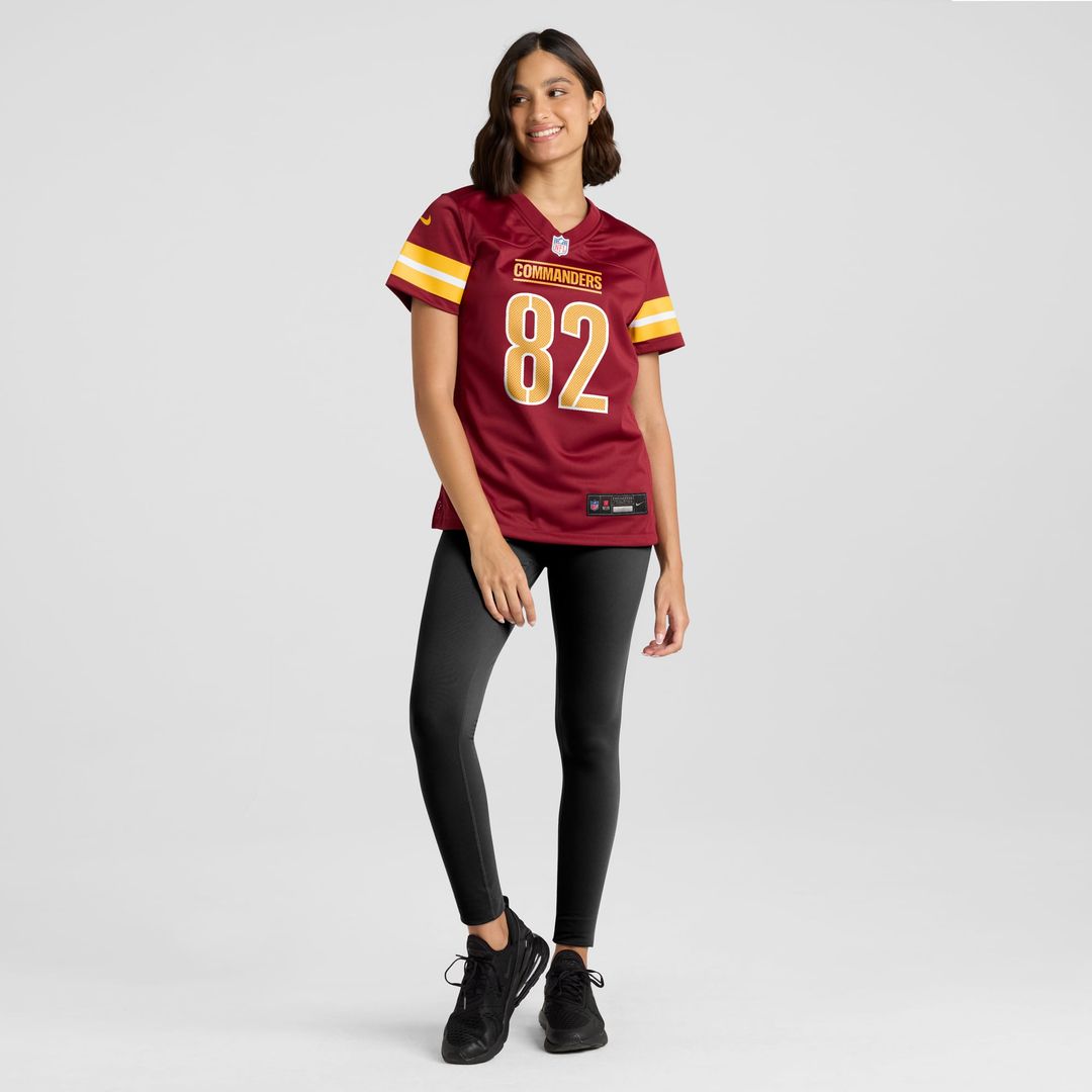 Women's Nike Washington Commanders Ben Sinnott Burgundy Team Game NFL Jersey