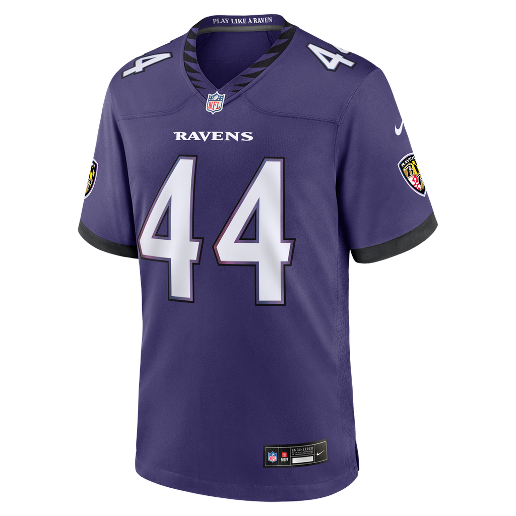 Men's Nike Baltimore Ravens Marlon Humphrey Black Alternate Game NFL Jersey