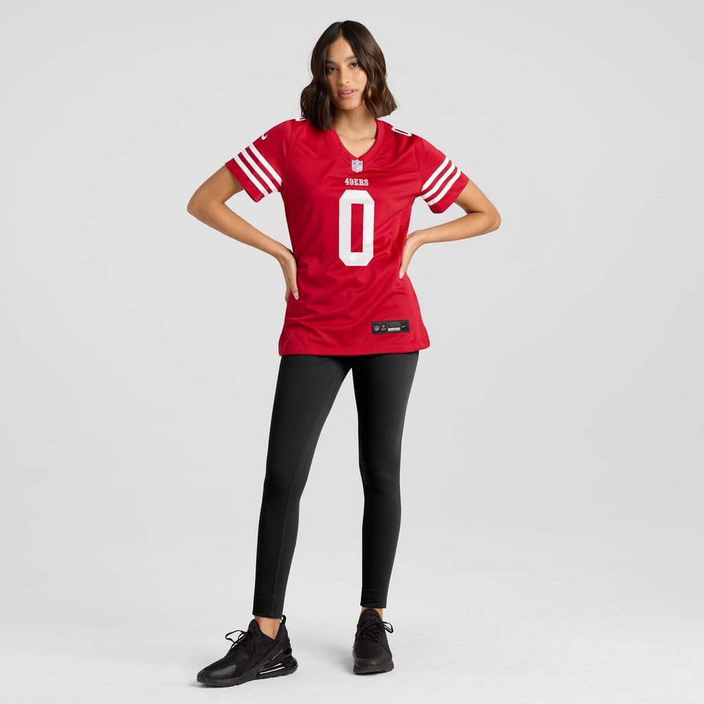 Women's Nike San Francisco 49ers Renardo Green Scarlet Team Game NFL Jersey