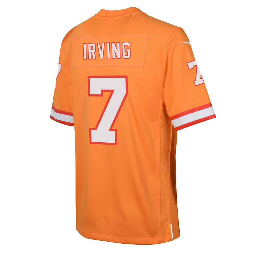Youth Nike Tampa Bay Buccaneers Bucky Irving Orange Alternate Game NFL Jersey