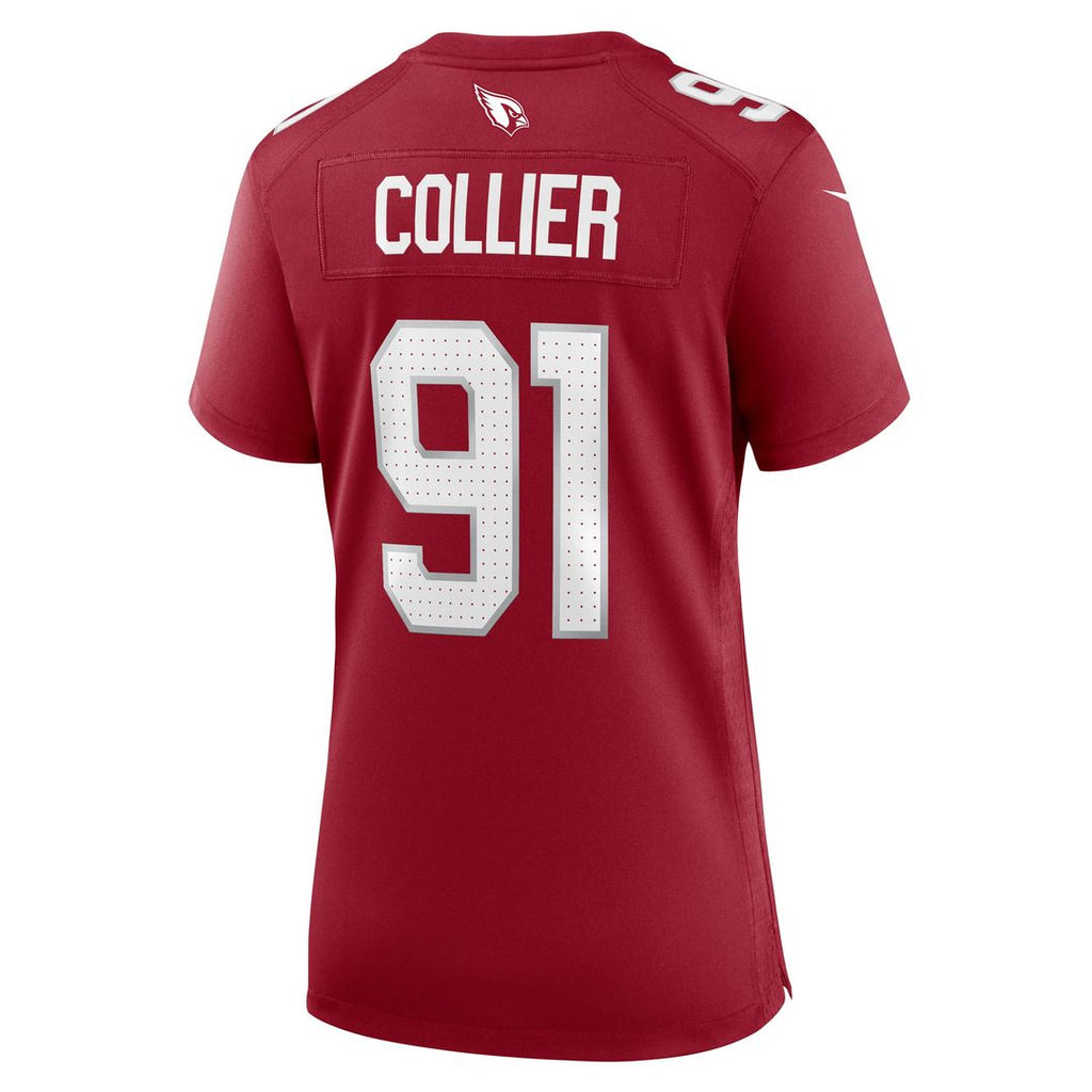 Women's Nike Arizona Cardinals L.J. Collier Cardinal Game NFL Jersey