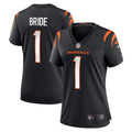 Women's Nike Cincinnati Bengals Number 1 Bride Black Game NFL Jersey