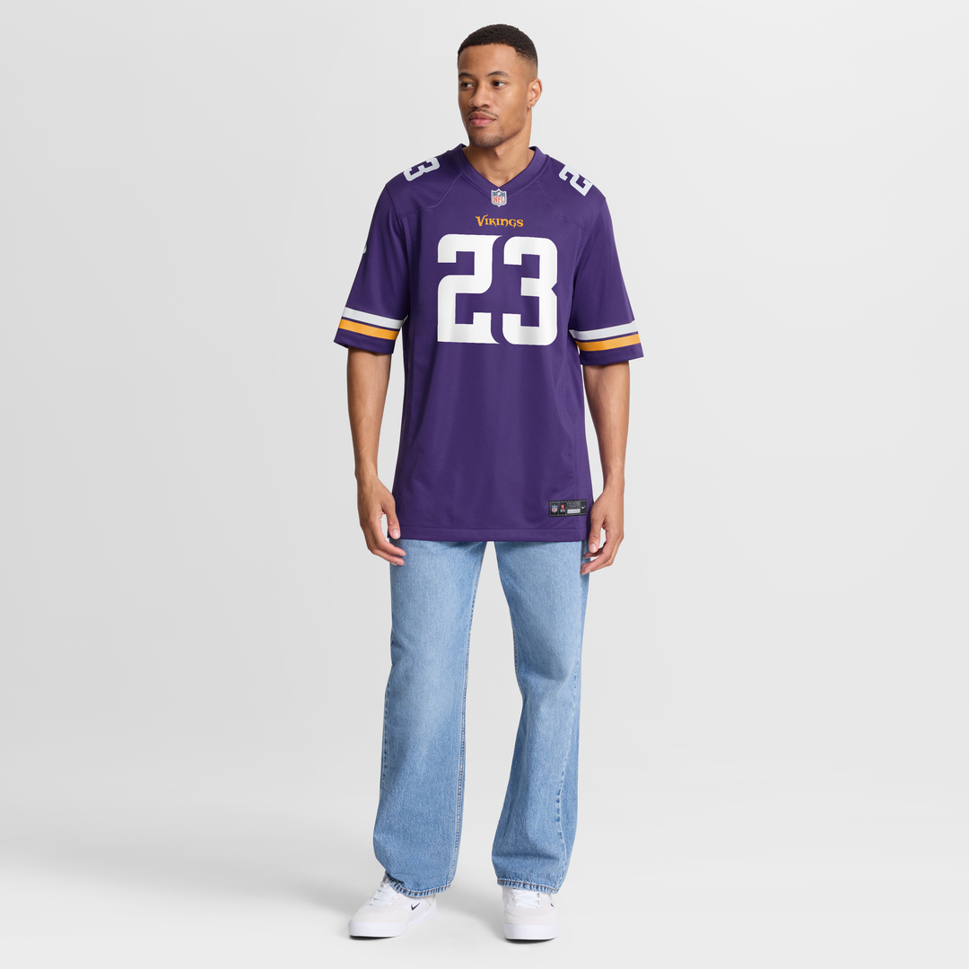 Men's Nike Minnesota Vikings James Pierre Purple Team Game NFL Jersey